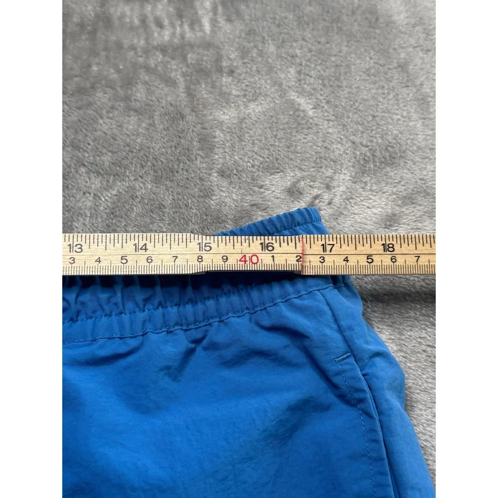 Nike Womens XL Everything Wovens Mid Rise Pants Star Blue Open Hem Baggy